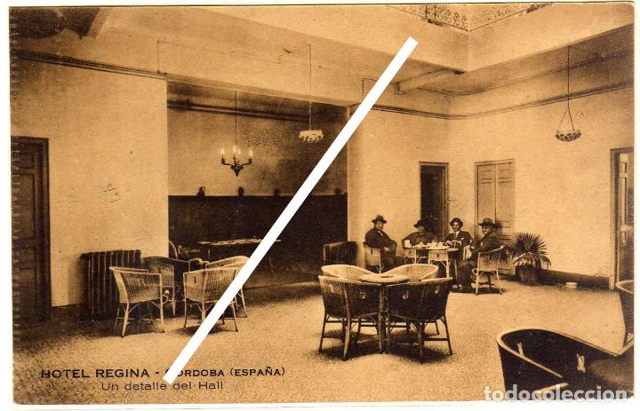 Postais: BONITA POSTAL - CORDOBA - HOTEL REGINA - UN DETALLE DEL HALL - AMBIENTADA