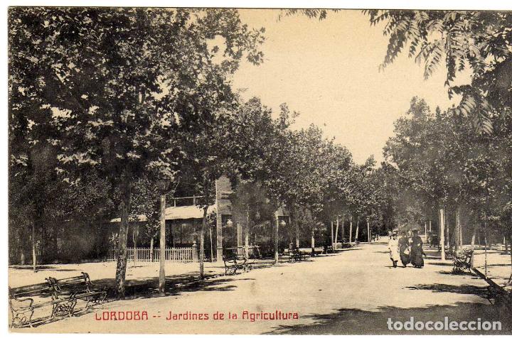 Postcards: BONITA POSTAL - CORDOBA - JARDINES DE LA AGRICULTURA - SE&Ntilde;ORAS PASEANDO