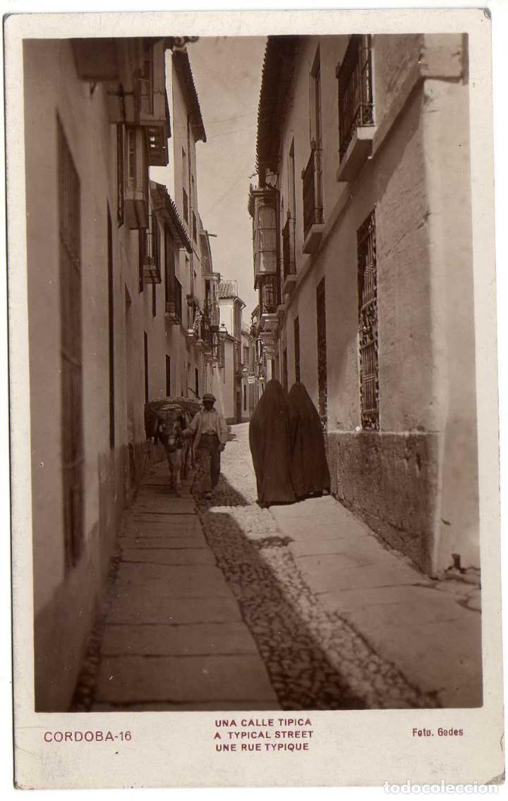 Postais: PRECIOSA POSTAL - CORDOBA - UNA CALLE TIPICA - MONJAS