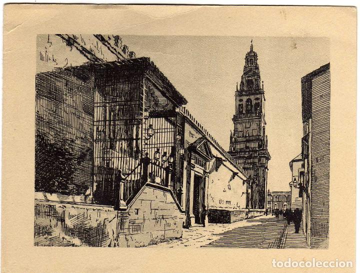 Postcards: POSTAL DOBLE DE CORDOBA - FELICITACION DE NAVIDAD - CARBONELL Y CIA. DE CORDOBA - A&Ntilde;O 1947