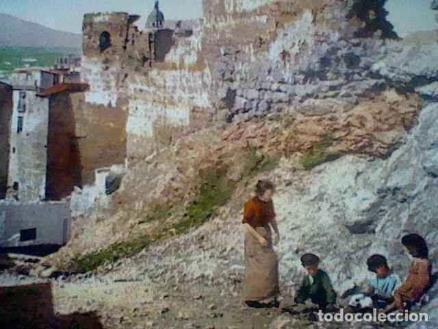 Postales: CASTILLO GIBRALFARO  MALAGA ED PURGER & CO NR 2995 S/C ca 1905 ANIMADA COLOR PAPELERIA CATALANA 37