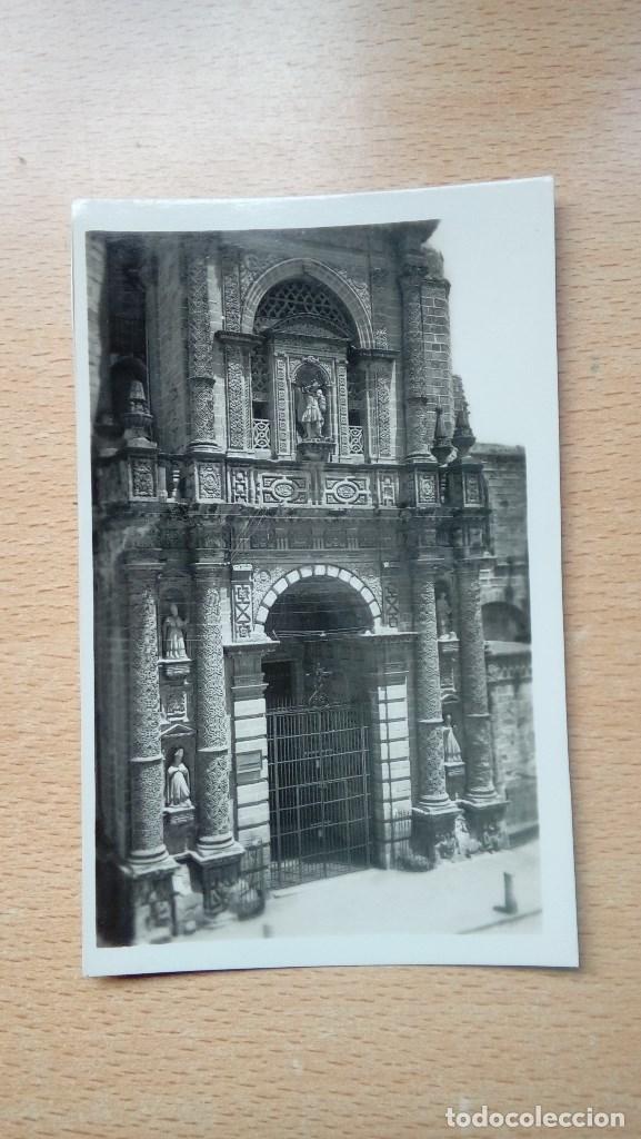 Postales: POSTAL ANTIGUA JEREZ DE LA FRONTERA PARROQUIA DE SAN MIGUEL. FACHADA PRINCIPAL