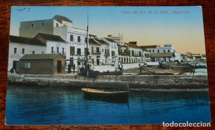 Postkarten: POSTAL DE ALGECIRAS. CADIZ, VISTA DEL RIO DE LA MIEL, ED. BENZAQUEN & CO. SIN CIRCULAR, ESCRITA.