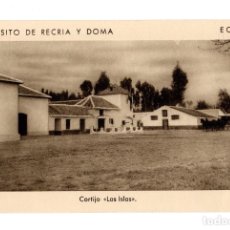 Postales: ECIJA (SEVILLA).- DEPOSITO DE RECRIA Y DOMA. CORTIJO. LAS ISLAS. Lote 141811814