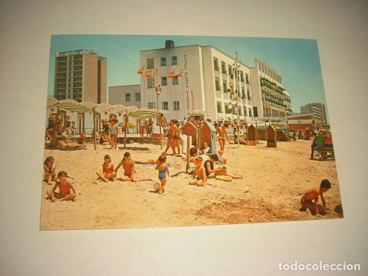Postales: CADIZ 73. PLAYA DE LA VICTORIA Y HOTEL PLAYA VICTORIA . GARRABELLA, SIN CIRCULAR.