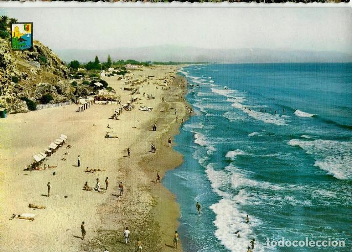 Postales: MALAGA TORREMOLINOS. Playa Roca, - Foto 1