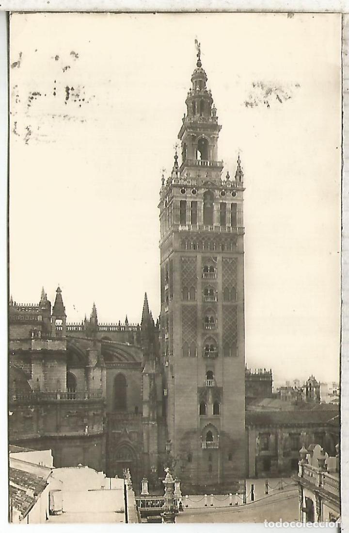 Postales: SEVILLA GIRALDA ESCRITA - Foto 1