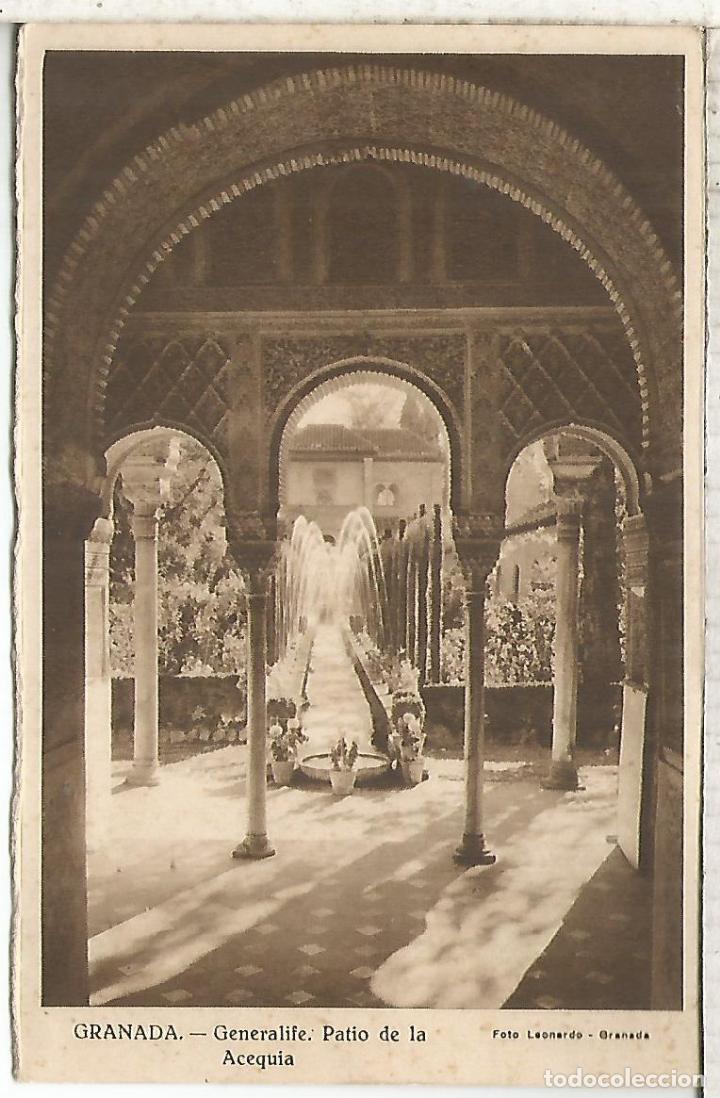 Postales: GRANADA GENERALIFE ESCRITA - Foto 1