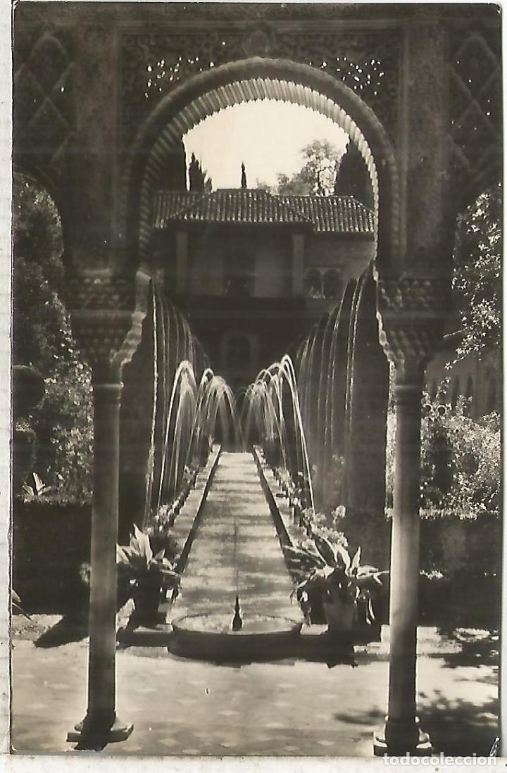 Postales: GRANADA GENERALIFE ESCRITA - Foto 1