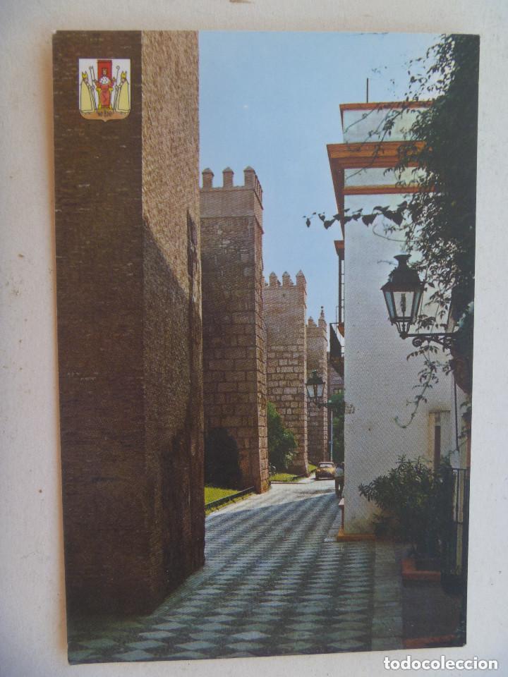 Postkarten: POSTAL DE CARMONA ( SEVILLA ): MURALLAS  REALES ALCAZARES . A&Ntilde;OS 60