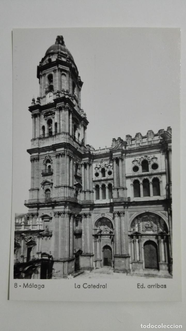 Cartoline: POSTAL MALAGA, LA CATEDRAL, N&ordm; 8, ED ARRIBAS, SIN CIRCULAR