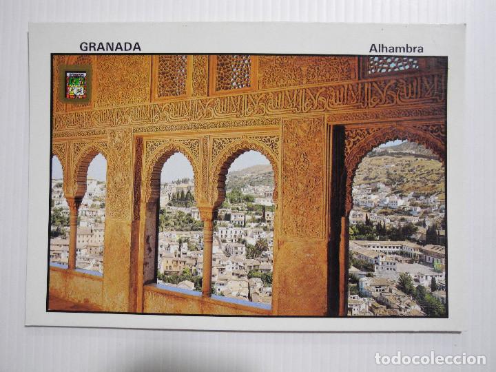 Postales: Alhambra de Granada. Vista del Albaicin. n. 46 Ed. Dominguez. Nueva sin circular
