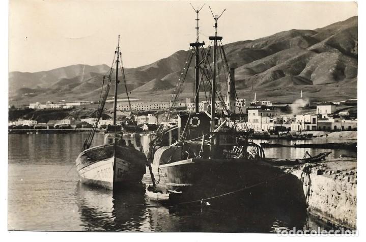 Postales: ALMERIA / ADRA N&ordm; 1002 VISTA PARCIAL DEL PUERTO / EDICION FOTOGRAFIA A. BAYO / SIN FRANQUEAR