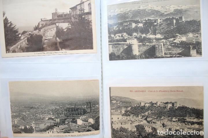 Postales: 26 POSTALES  ANTIGUAS  DE GRANADA - Foto 3