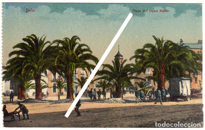 Postcards: PRECIOSA POSTAL - JAEN - PLAZA DEL DEAN MAZAS - MUY AMBIENTADA