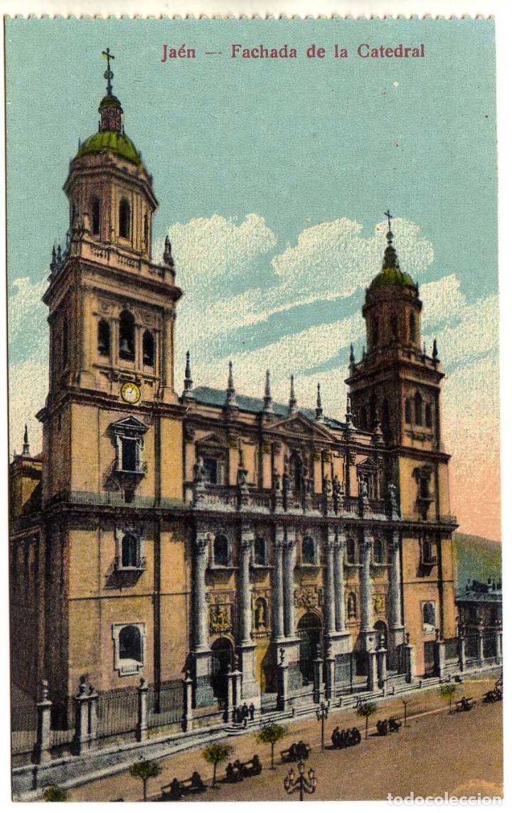 Postales: BONITA POSTAL - JAEN - FACHADA DE LA CATEDRAL