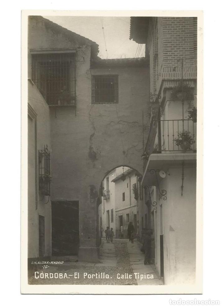 Postkarten: CORDOBA EL PORTILLO CALLE TIPICA - EDICI&Oacute;N ALSINA - POSTAL