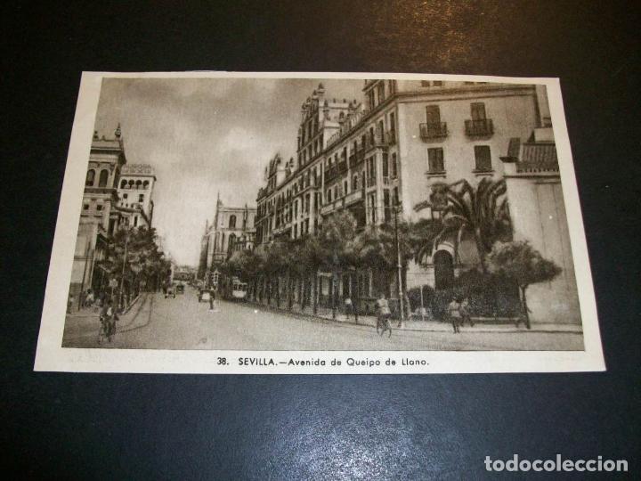 Postales: SEVILLA AVENIDA DE QUEIPO DE LLANO - Foto 1