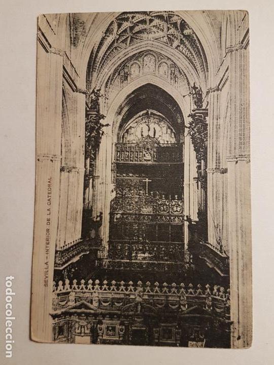 Postales: SEVILLA, INTERIOR DE LA CATEDRAL - Foto 1