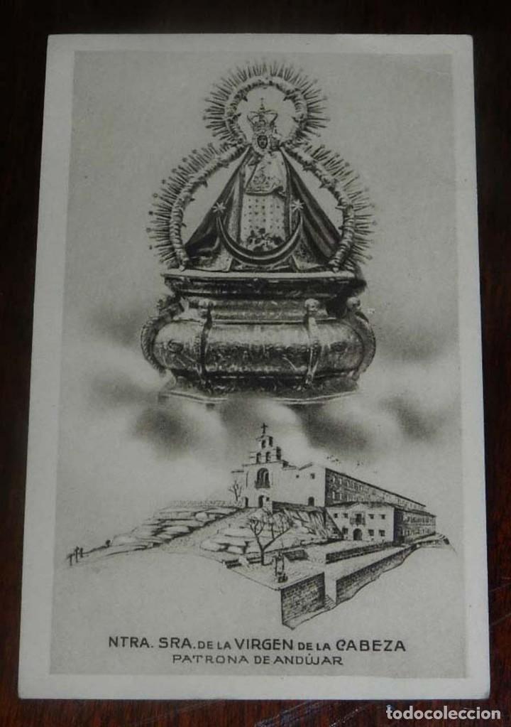 Postales: POSTAL DE ANDUJAR, JAEN, NTRA. SRA. DE LA VIRGEN DE LA CABEZA, CIRCULADA.