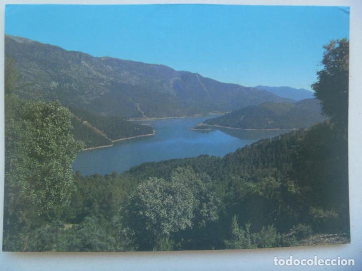 Postales: POSTAL DE LA SIERRA DE CAZORLA ( JAEN ) : EMBALSE DEL TRANCO DE BEAS