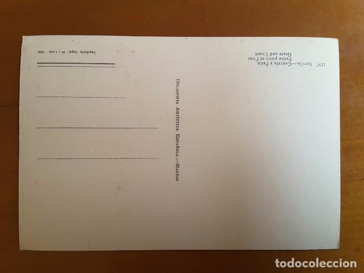 Postales: POSTAL SEVILLA - CANCELA Y PATIO - Foto 2