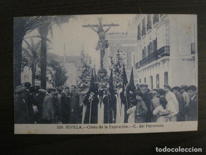 Postales: SEVILLA-SEMANA SANTA-CRISTO DE LA EXPIACION-519-ED&middot;MANUEL BARREIRO-POSTAL ANTIGUA-(56.848)