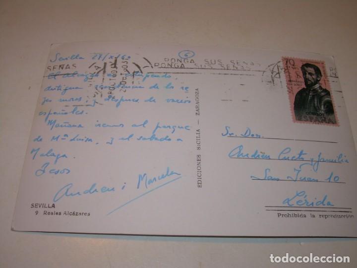 Postales: ANTIGUA POSTAL....SEVILLA. - Foto 2