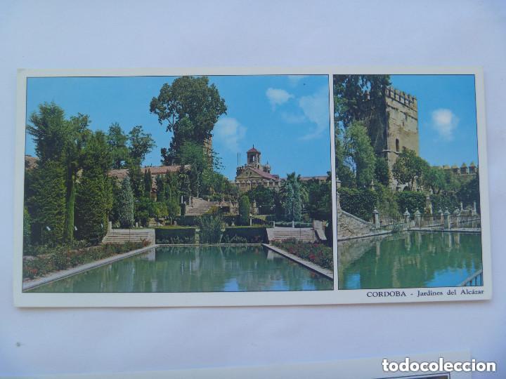 Postales: POSTAL DE CORDOBA : ALCAZAR DE LOS REYES CRISTIANOS, JARDINES ..... 10,5 X 21 CM.