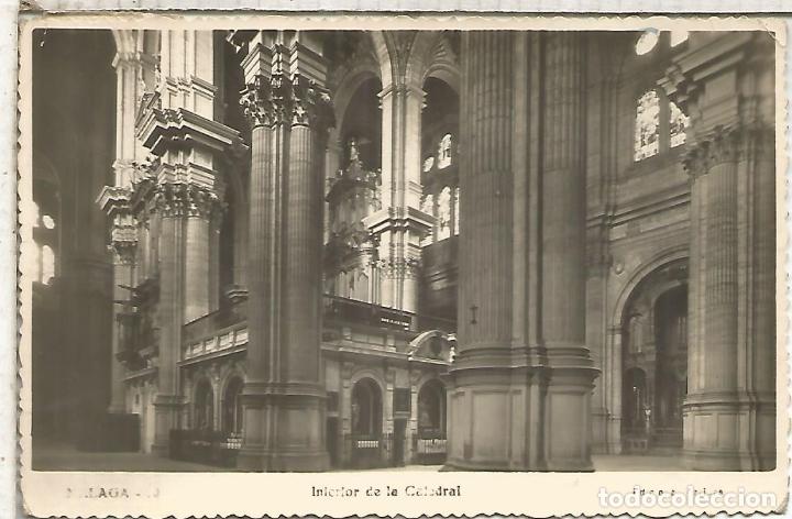 Postales: MALAGA CATEDRAL ESCRITA