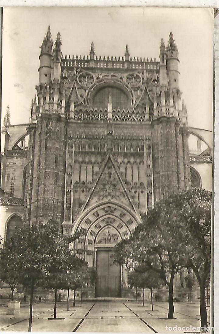 Postales: SEVILLA CATEDRAL ESCRITA - Foto 1