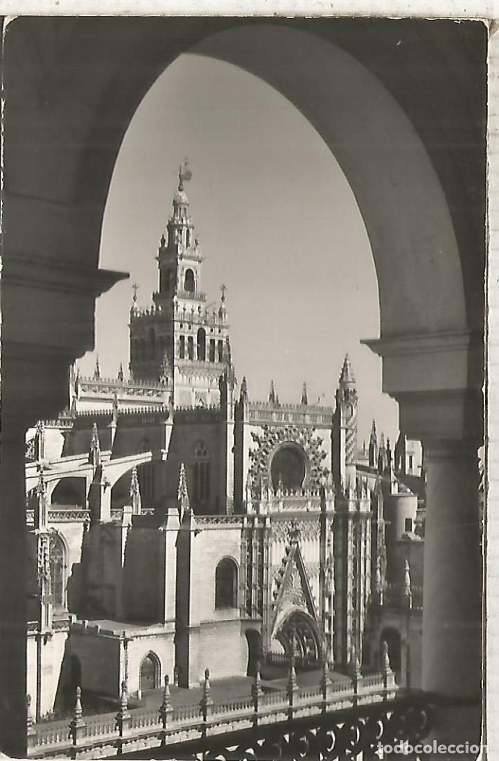Postales: SEVILLA CATEDRAL ESCRITA - Foto 1