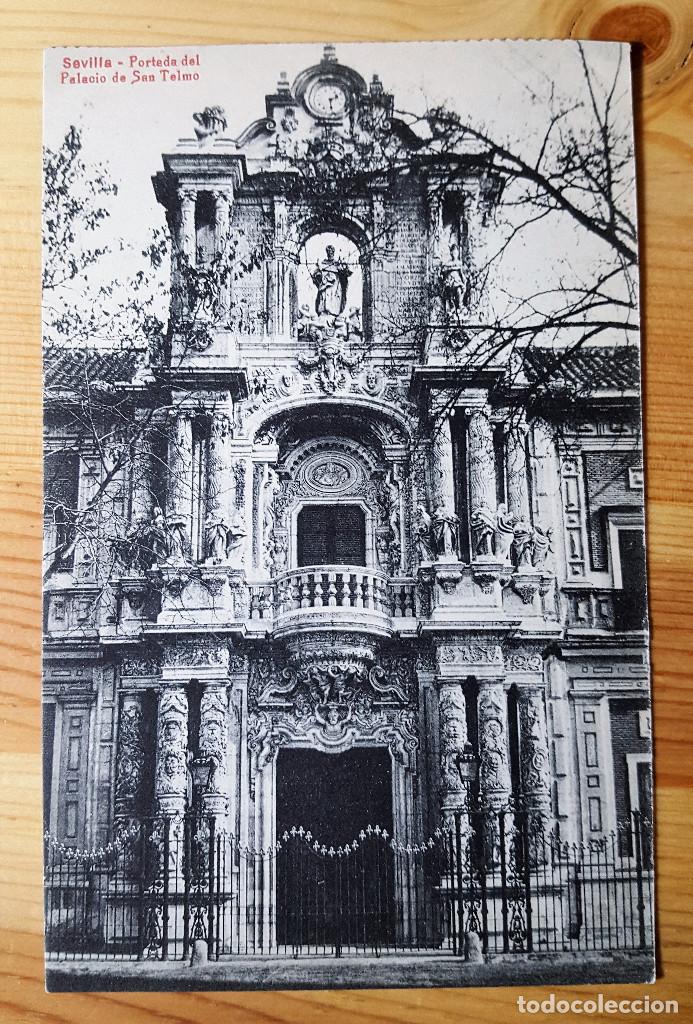 Postkarten: Sevilla Portada del palacio de san Telmo Ed.M. Chaparteguy union postal universal 28024