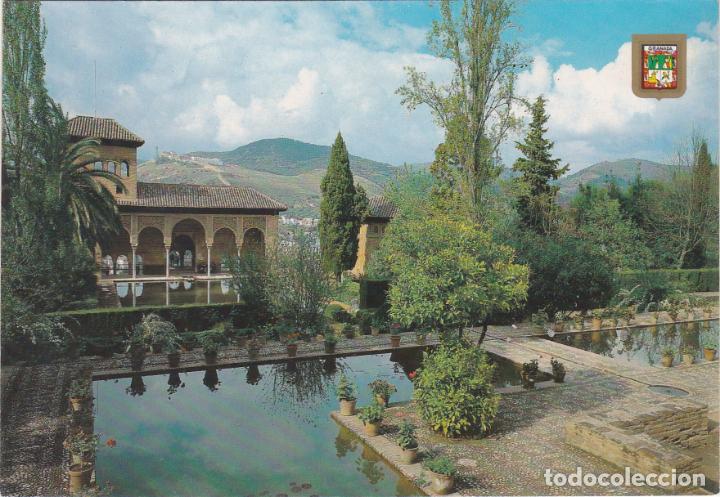 Postales: granada, alhambra, jardines del partal - Foto 1