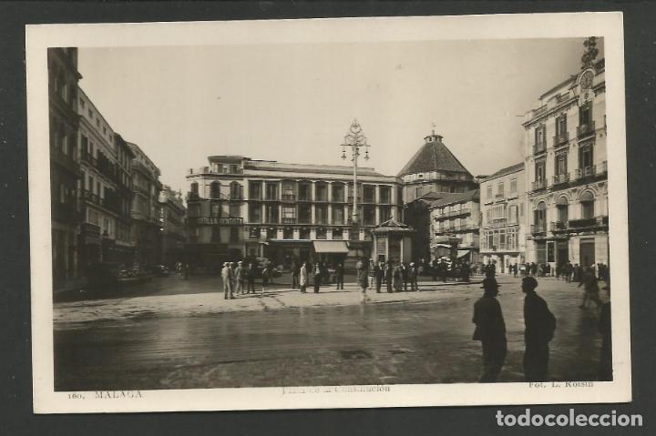 Postales: MALAGA-PLAZA DE LA CONSTITUCION-DENTISTA-160-FOTOGRAFICA ROISIN-POSTAL ANTIGUA-(57.085)