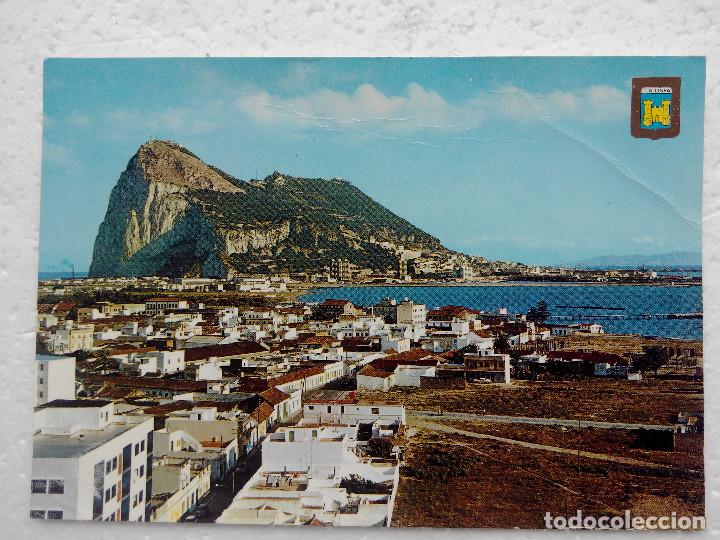 Postales: POSTAL DE LA LINEA - EL PE&Ntilde;ON DE GIBRALTAR - CADIZ - SIN ESCRIBIR - A&Ntilde;O 1970