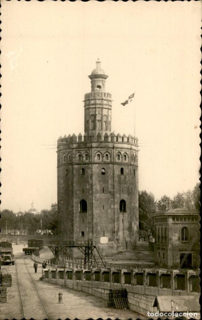 Postales: Sevilla &ndash; Torre del oro - 9 x 14 cms - Foto 1