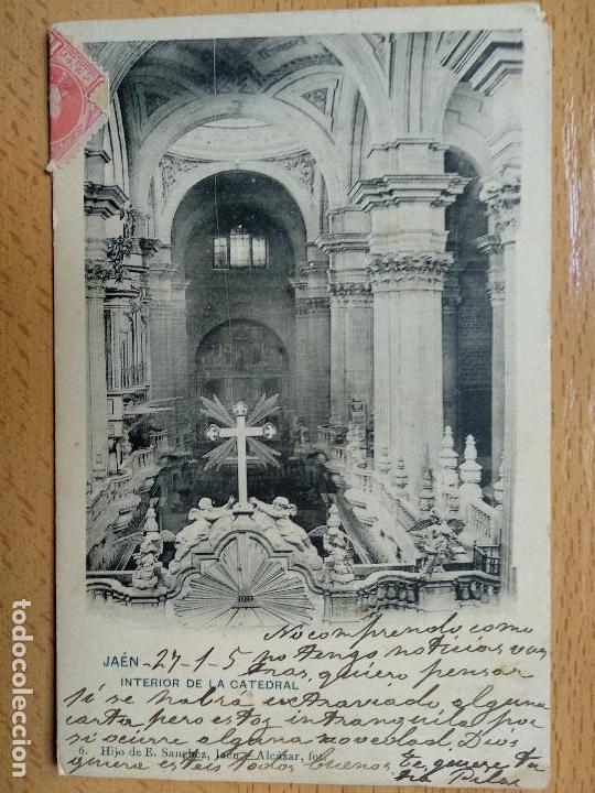 Postkarten: JAEN - INTERIOR DE LA CATEDRAL- 6 - HIJO DE E. SANCHEZ, HAUSER Y MENET