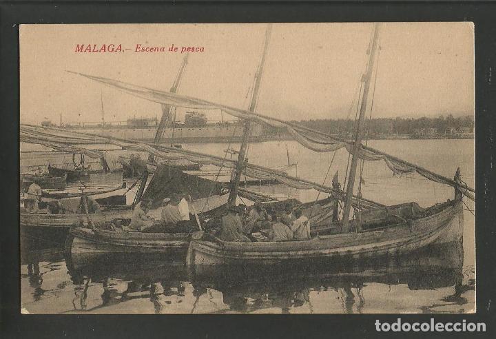 Postales: MALAGA-ESCENA DE PESCA-ED&middot; RAFAEL TOVAL-POSTAL ANTIGUA-(57.441)