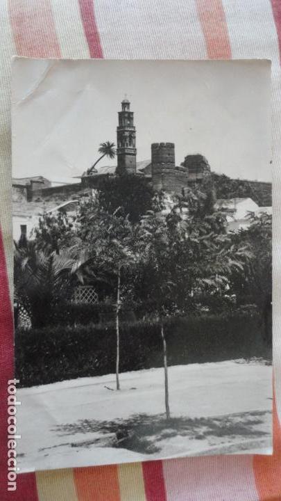 Postales: ANTIGUA POSTAL RINCON PARQUE ISIDRO ARCENEGUI.TORRE SANTA MARIA.MARCHENA.SEVILLA HELIOTIPIA N&ordm; 9