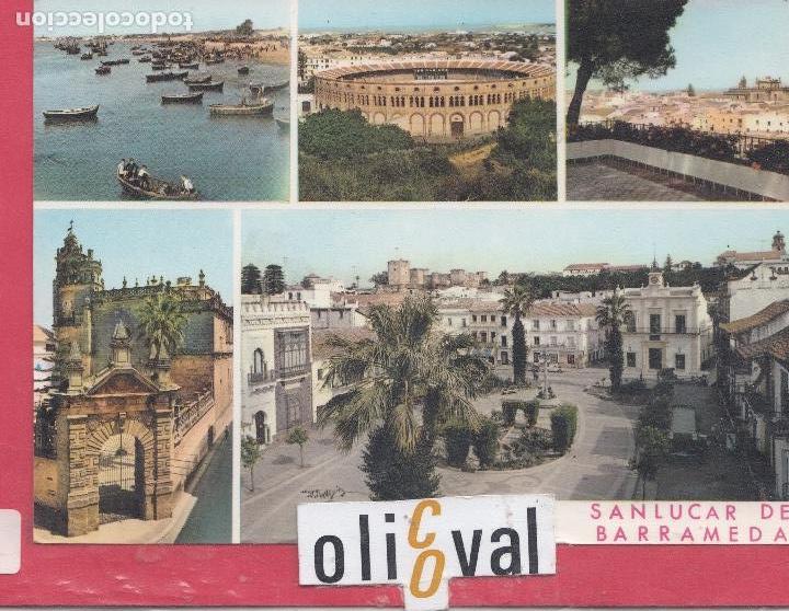 Postales: PLAZA DE TOROS SAN LUCAR DE BARRAMEDA CADIZ FRANQUEADA PE02476
