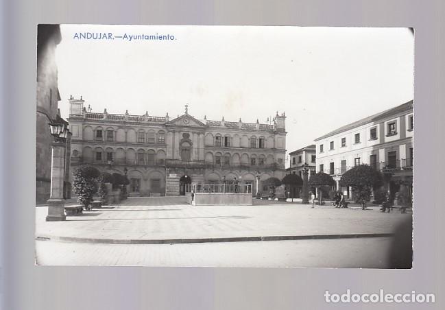 Postales: ANDUJAR (JAEN).- AYUNTAMIENTO (POSTAL FOTOGR&Aacute;FICA)