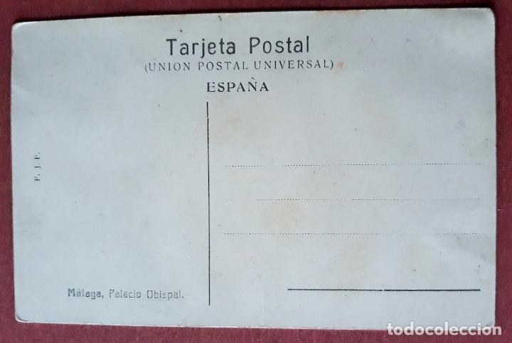 Postales: POSTAL PALACIO OBISPAL, MALAGA - Foto 2