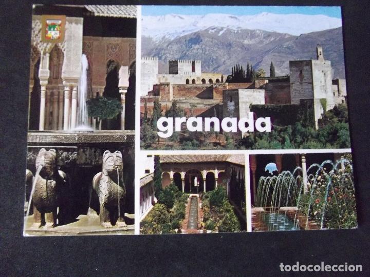 Postales: GRANADA-V46-CIRCULADA-ALHAMBRA - Foto 1