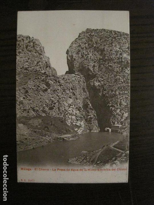Postales: MALAGA-ELCHORRO-PRESA DE LA HIDOELECTRICA-P.Z. 10471-VER FOTOS-(58.463)