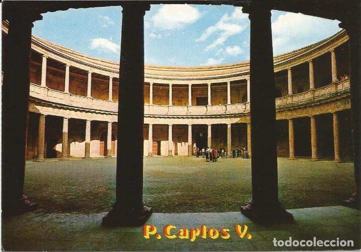 Postales: [POSTAL] Mirador de la Reina. Alhambra. Palacio de Carlos V (sin circular)