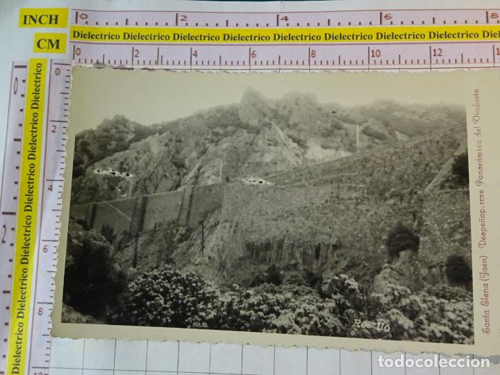 Postales: POSTAL DE JAEN, A&Ntilde;OS 30 50. SANTA ELENA. DESPE&Ntilde;APERROS PANOR&Aacute;MICA VIADUCTO. ROSELL&Oacute;. 2173
