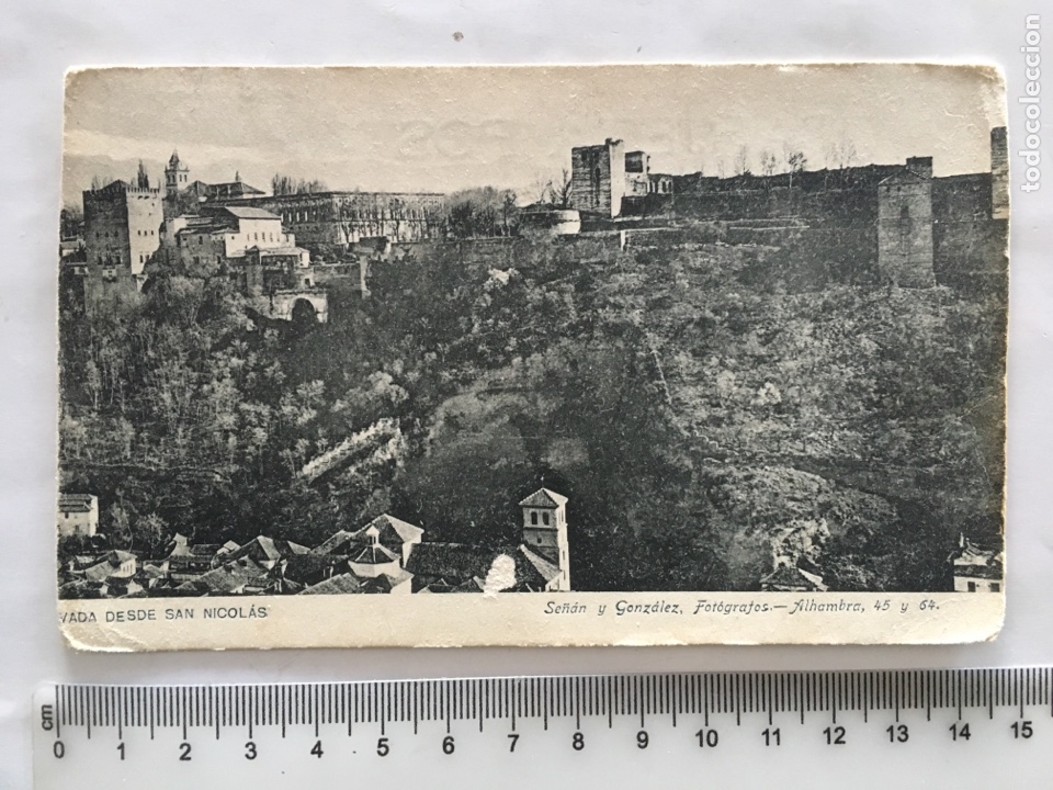 Postales: POSTAL. SIERRA NEVADA DESDE S. NICOL&Aacute;S. SE&Ntilde;AN Y GONZALEZ, FOT&Oacute;GRAFOS. H. 1940?.