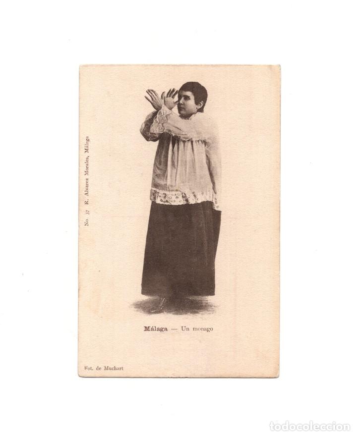 Postales: M&Aacute;LAGA.- UN MONAGO. (MONAGUILLO). - Foto 1