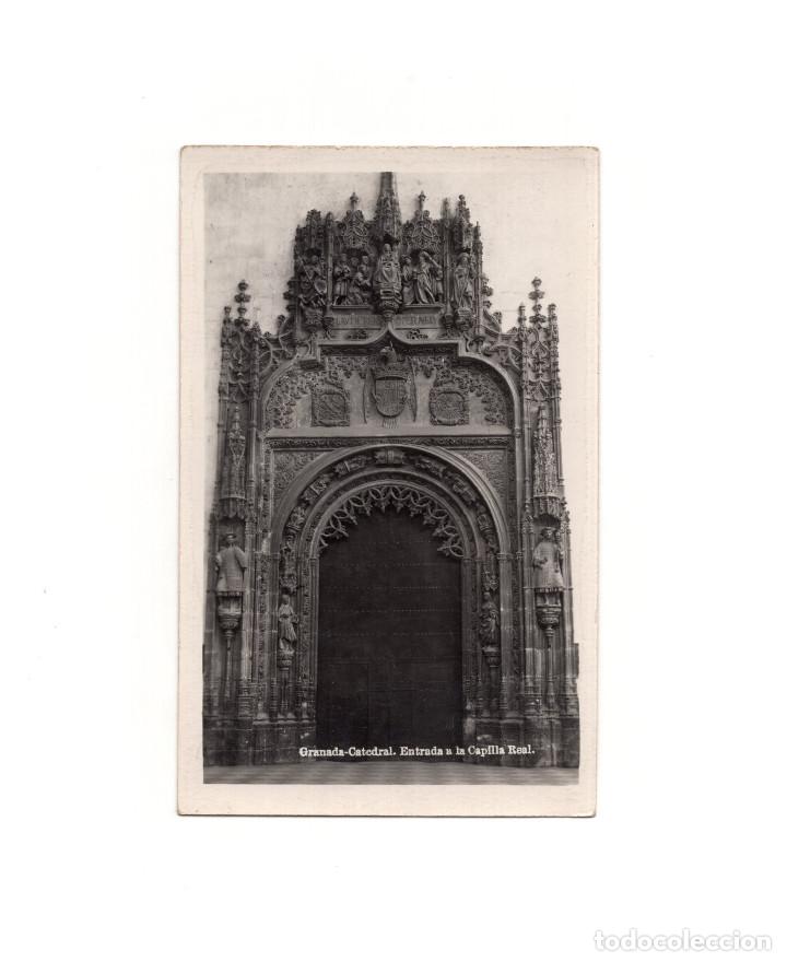 Postales: GRANADA.- CATEDRAL. ENTRADA A LA CAPILLA REAL. - Foto 1